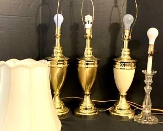 Vintage Lamps Fluted Shade