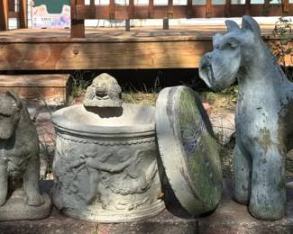 Cement Lawn Decor