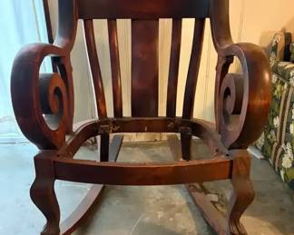 Antique Wooden Rocking Chair