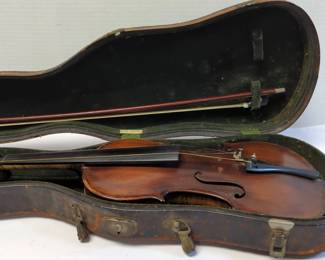 Antique Violin with Case