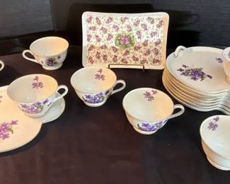 Violet Tea Set