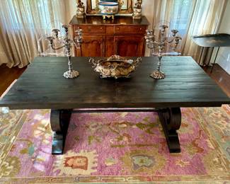 Magnussen “Bellamy Collection” ebonized dining table