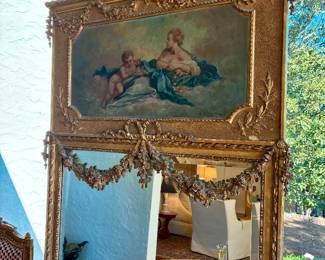 Trumeau mirror
