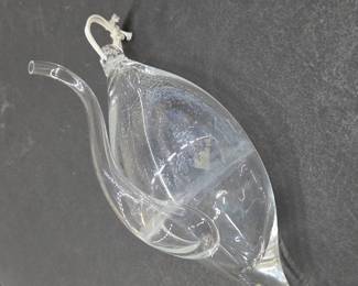 Skruf Sweden Hand-Crafted Glass Vessel