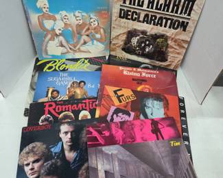 1980s Rock & Pop Vinyl Record Album Collection