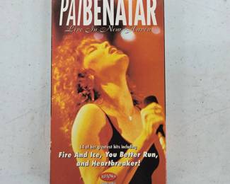Pat Benatar Live In New Haven VHS Rhino Video