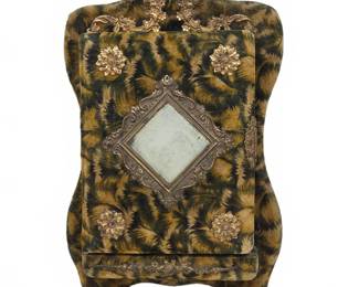 Victorian Velvet Photo Album w Easel