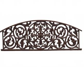 Cast Iron Arched Scrollwork Panel