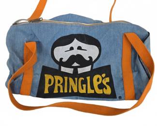 Pringles Denim Bag with Orange Straps