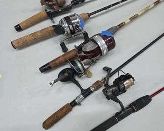 Fishing Rods With Zebco, Quantum & Garcia Reels