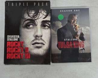 Rocky I-III Triple Pack & Tulsa King Season 1 DVDs
