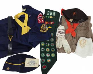 1960s Scout Uniforms, Patches, Pins & Passes