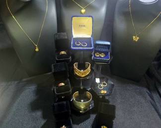 Gold, Silver and Diamond Jewelry - Many with Professional Evaluations and Appraisals