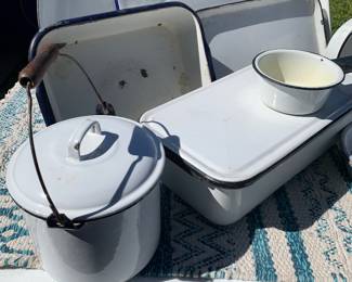 More Vintage Enamelware