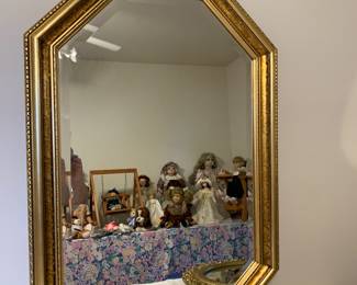 Beveled Glass Wall Mirror