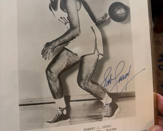 FF3 Laura FBob Cousy Signed photo