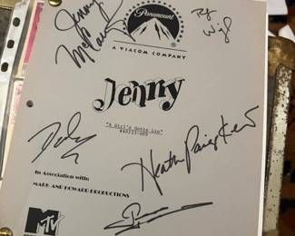 FF3 Laura FJenny McCarthy signed scriptinclude signed by cast
