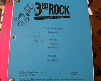 FF3 Laura F3rd Rock signed script