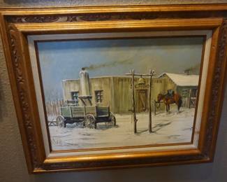 Bud Bree oil painting