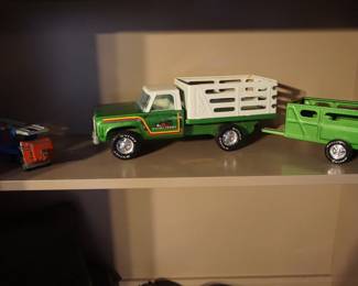 vintage Nylant Farms truck and trailer