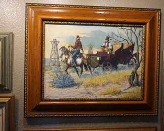 Bud Bree oil painting