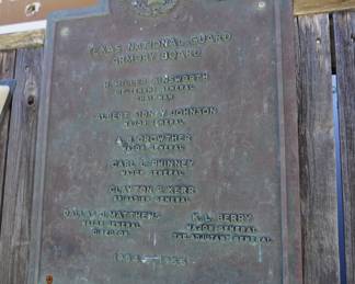 bronze sign