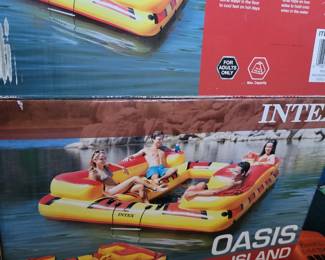 Inflatable raft boat