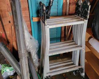Folding ladders