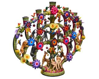 Alfonso Castillo, Tree of Life Candelabrum - LOT 102