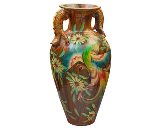 Bird of Paradise Tonala Floor Vase - LOT 152