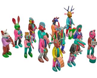 Martín Melchor Ángeles, 13 Musical Alebrijes - LOT 644