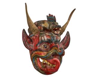 Large Mexican Diablo Mask - LOT 369