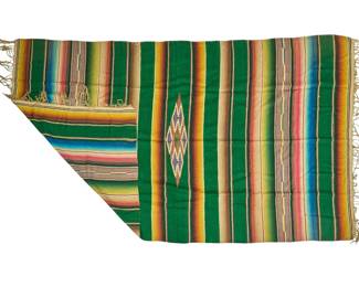 Mexican Saltillo Serape - LOT 434