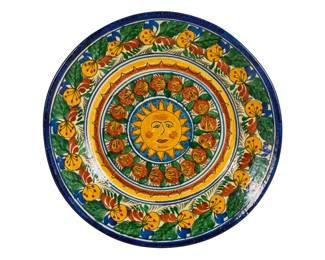 Alba Talavera Mexican Sun Charger - LOT 267