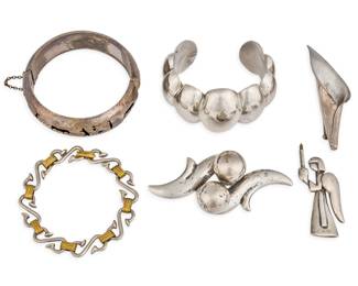 Collection of Mexican Sterling Jewelry - LOT 387
