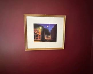 Lot 28: Framed artwork by a local painter