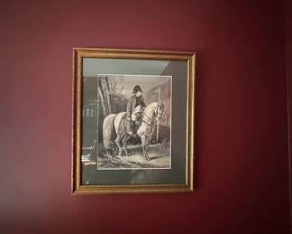 Lot 54: Framed image of Napolean, Campaign of France by Albert Henry Payne
