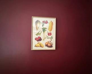 Lot 31: Reproduction print of Album Vilorm - french vegetables