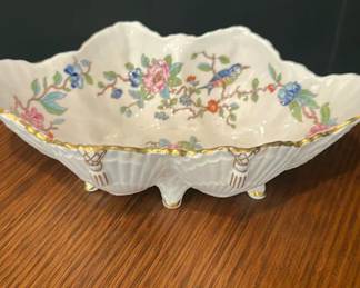 Lot 11: Aynsley Pembroke Fine English Bone China Footed Bowl