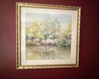 Lot 46: Framed Landscape Art Print