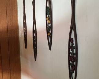 Sexton " metal Four Seasons" Wall Plaques
