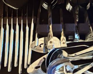 Nasco Radiant Inlaid Stainless Flatware Set