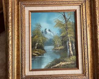 Wilket Signed Landscape Oil Painting
