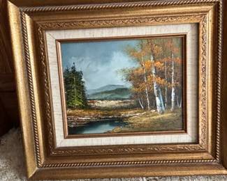 Oil on Canvas Landscape Painting