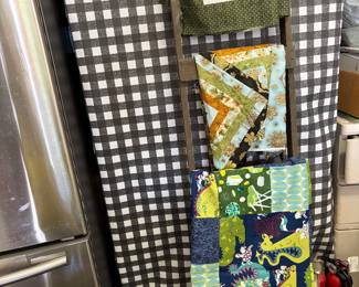 Completed quilt tops and incomplete quilt projects, as well