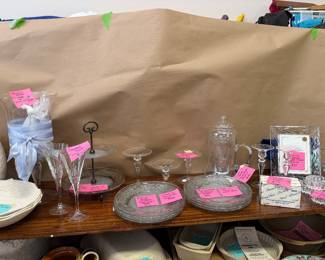 Lots of Princess House glassware