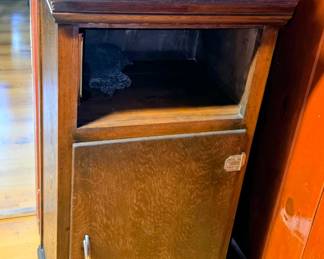 Small cabinet with marble top