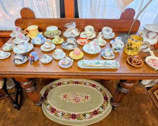 Tea cup collection