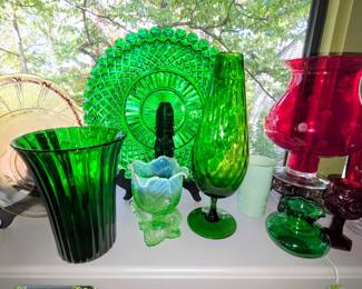 Green glass