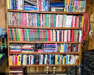 Books, books, and books! Many of them cookbooks!!!!
